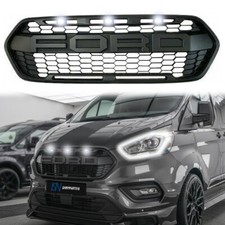 Ford Transit Custom 2018-2022 Front Grille Raptor Style Trail Sport Grill w/ LED