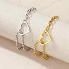 Bracciale cuore donna