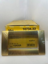 VIMAR PLACCA 4 MODULI METALLO