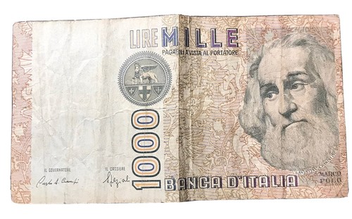 Banconota mille lire - , marco