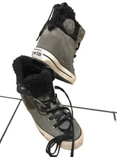 CONVERSE ALL STAR CT LUX MID Scarpe da ginnastica a zeppa nascoste UK5~Collare/lingua in pile~