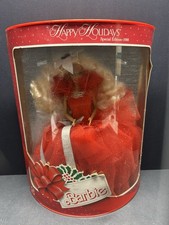 Mattel 1988 Happy Holidays Barbie Bambola 1703 1° Edizione