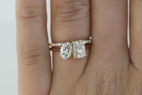 Fede nuziale 50ct moissanite - fede,