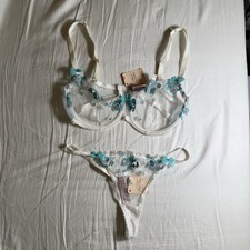 Set Perizoma Reggiseno Vintage