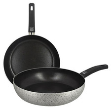 PADELLA ALTA MA MAISON ALESSIA 34 CM ANTIADERENTE ANTIGRAFFIO IN ALLUMINIO