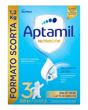 X12 APTAMIL NUTROBIOTIK 3 LATTE DI CRESCITA IN POLVERE 1,200GR