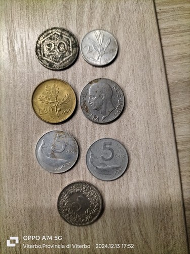 Monete italiane lire regno - in,