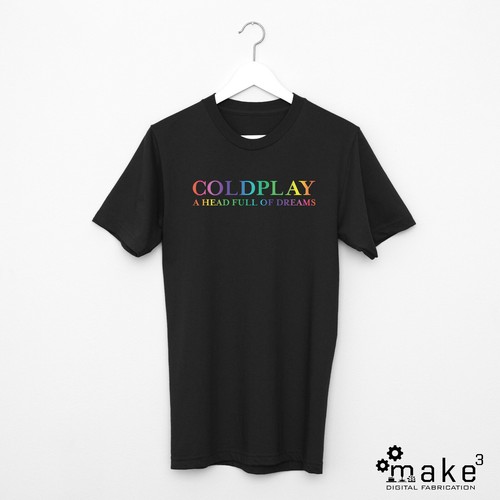 Shirt coldplay a head full - coldplay, (