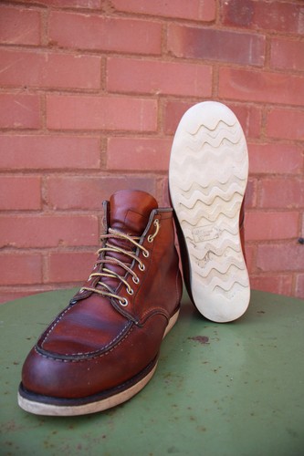 Stivali mocassini vintage red - mocassini,