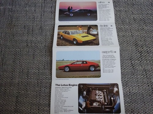 Brochure lotus esprit eclat - brochure,