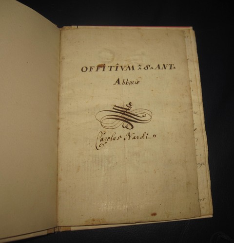1700 manoscritto religioso - 1700,