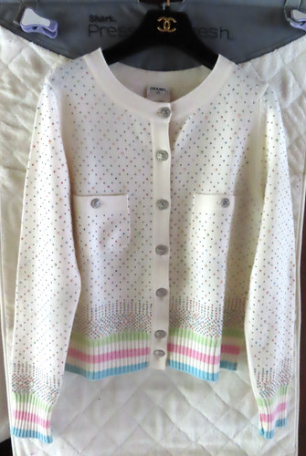 Cardigan chanel bianco - cardigan, in