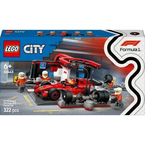 Lego 60443 city pitstop e - city,