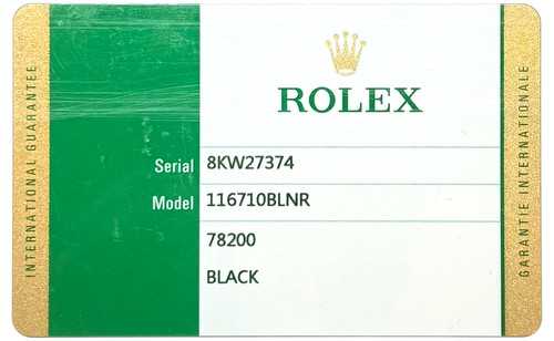 Rolex batman 116710blnr - rolex,