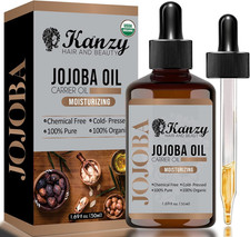Olio Di Jojoba Puro Biologico 100% Naturale Pressato a Freddo 50Ml Non Raffinato