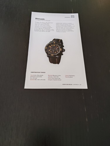 Blancpain cronografo speed - cronografo,