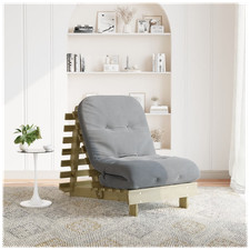 Divano letto futon pino