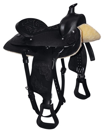 Sella western basic cuoio - sella,