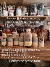 Lotto Antiche bottiglie bottigliette farmaceutica farmacia farmaceutiche 