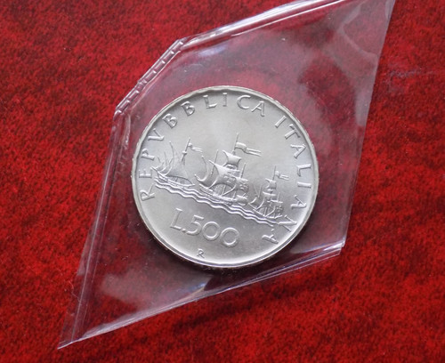 500 lire 1988 - fdc, caravelle