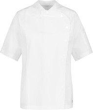 Giacca Cuoco Donna casacca chef Bianca Manica Corta Medanta Pizzaiola TG 3XL