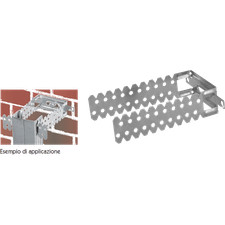 Staffa registrabile per