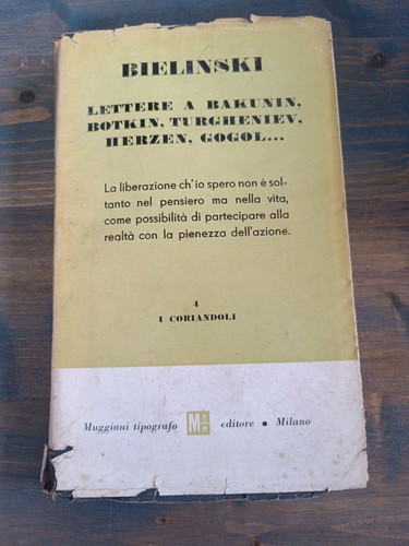 Bielinski lettere bakunin - lettere, a
