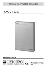 Manuale d'uso utente centrale antintrusione Bentel Kyo 320