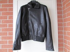 BLK DNM - GIUBBOTTO PELLE LEATHER JACKET  TAGLIA M - USATO PARI AL NUOVO