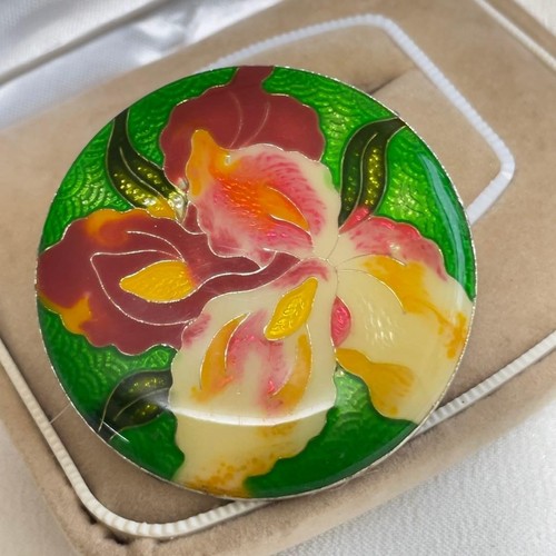 Spilla vintage con fiori
