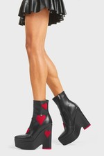 Lamoda Copacetic nero PU rosso