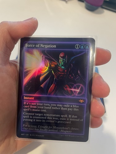 Force negation foil magneto - force,