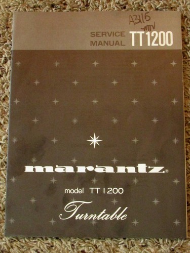Marantz tt1200 giradischi - marantz,