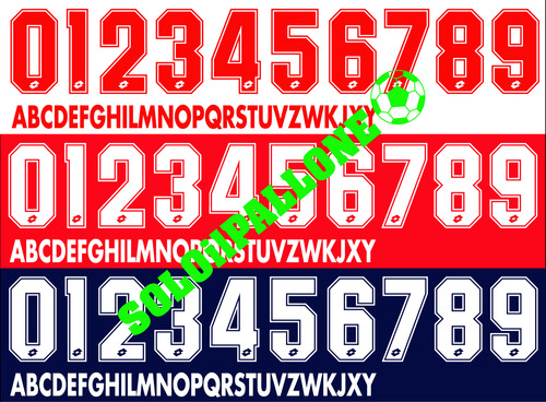 Kit nome numero plastica - nome,