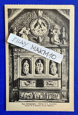 ?CARTOLINA SAN GIMIGNANO CHIESA DI S.AGOSTINO ALTARE DI S.BARTOLO B.DA MAIANO?