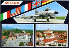 AVIANO PORDENONE vedutIne panorami aereo caccia U.S. Air Force bandiere