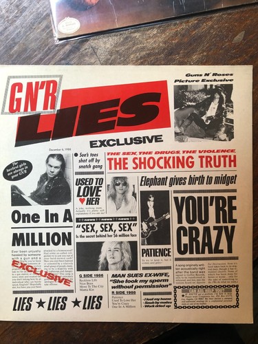 Guns roses lies - lies, rare