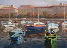 Quadro Luxardo Giorgio olio su tavola 