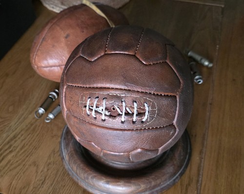 Calcio vera pelle - calcio, vintage