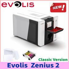 Lotto Evolis Zenius 2 versione classica stampa carta d'identità stampante nastro a colori PVC