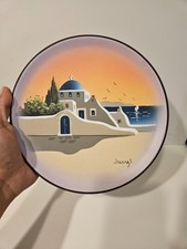 Piatto da parete in terracotta