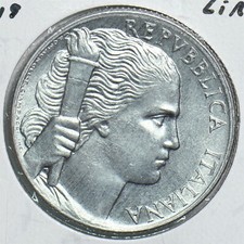 Italy 1949 lire - 1949, 5