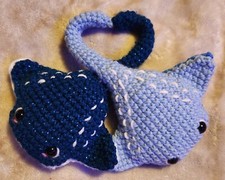 Coppia di razze all'uncinetto