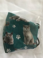 Maschera viso gatto British