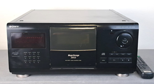 Sony cdp cx200 - sony, storage