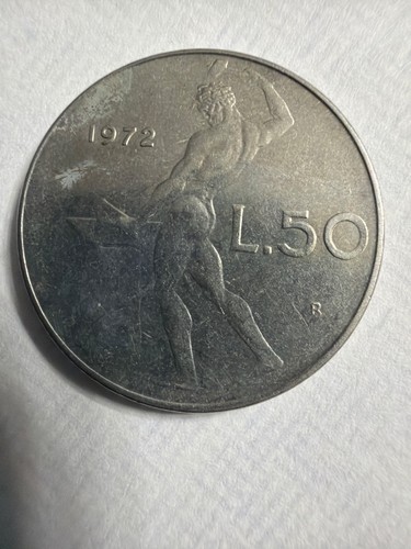 1972 italy lire coin - 1972,