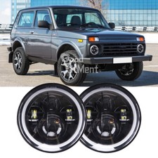 Per Lada Niva 7'' Faro LED