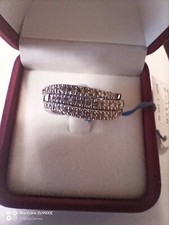 Anello donna oro bianco con