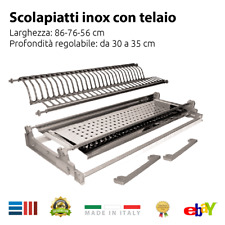 SCOLAPIATTI ACCIAIO INOX AD