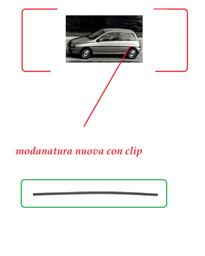 Modanatura parafango - modanatura,